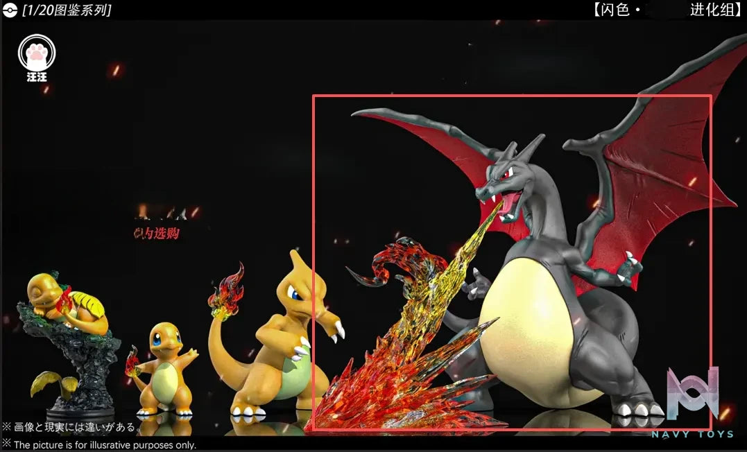 Wang Wang Studio – Charizard Evolution Set Pokémon