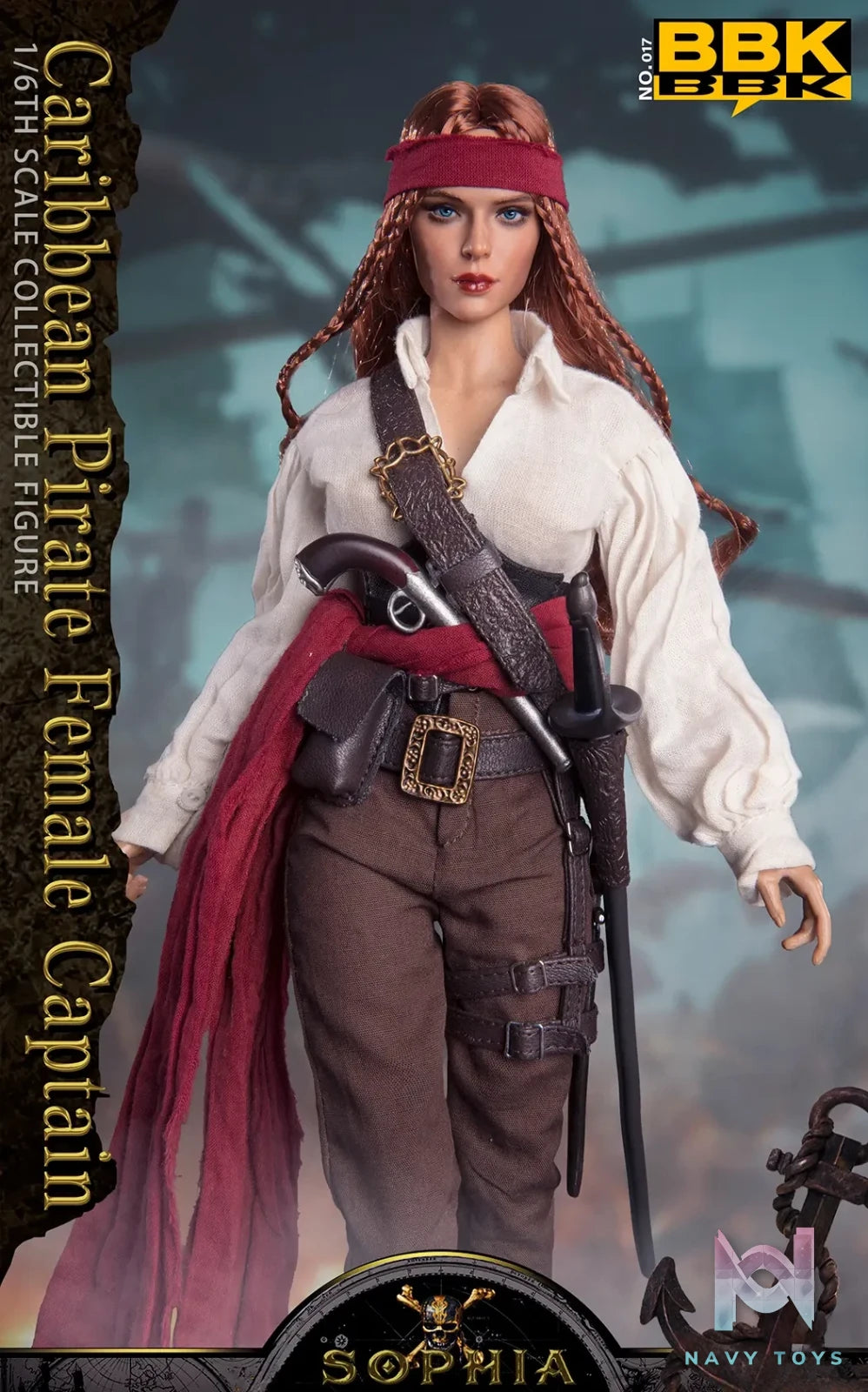 BBK Studio – Pirates of the Caribbean Captain Sophia BBK017