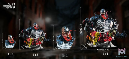 27abyss Studio – Venom Bust Marvel