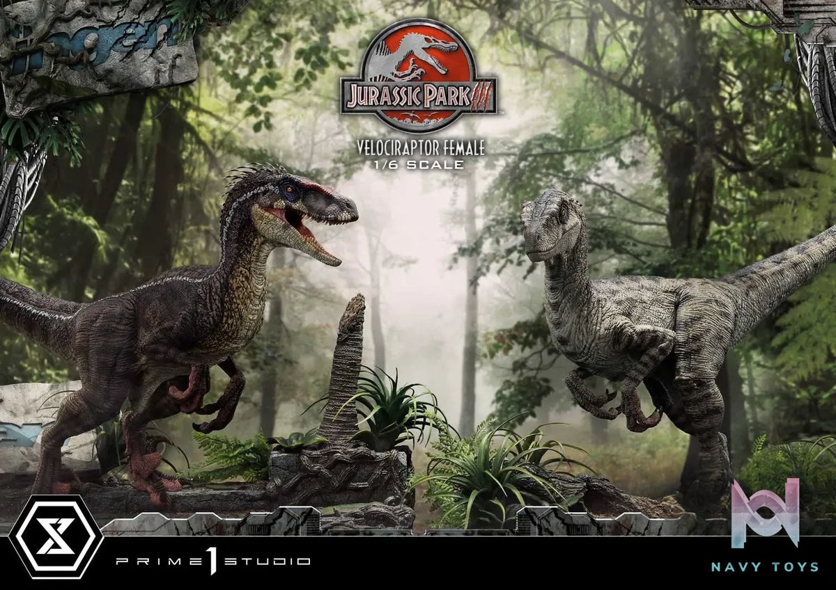 Prime 1 Studio – Legacy Museum Collection Jurassic Park III (Film) Velociraptor Female LMCJP-11 LMCJP-11S (Licensed)