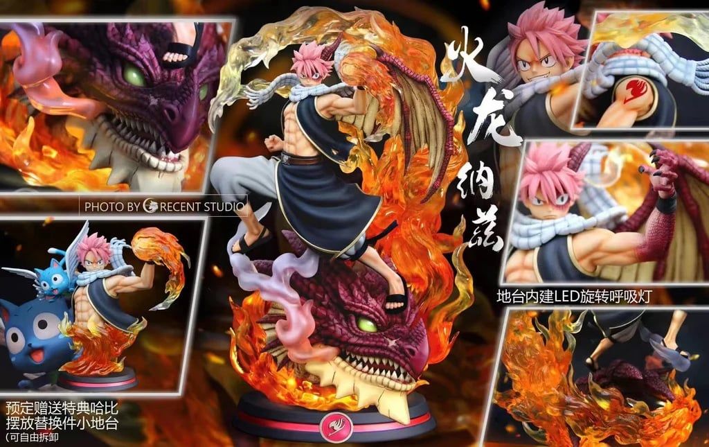 Natsu & Happy - Fairy Tail - Cresent Studio resin statue Crescent Studio anime figure