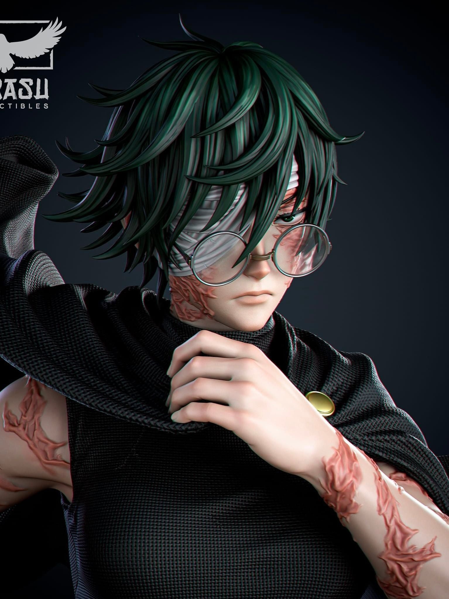 Zenin Maki - Jujutsu Kaisen - Karasu Studio resin statue Karasu Studio anime figure