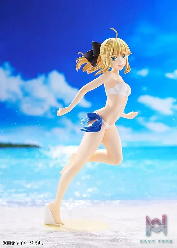 WAVE – POP UP PARADE BEACH QUEENS Fate/stay night Saber Lily L Size Complete Figure (Licensed)