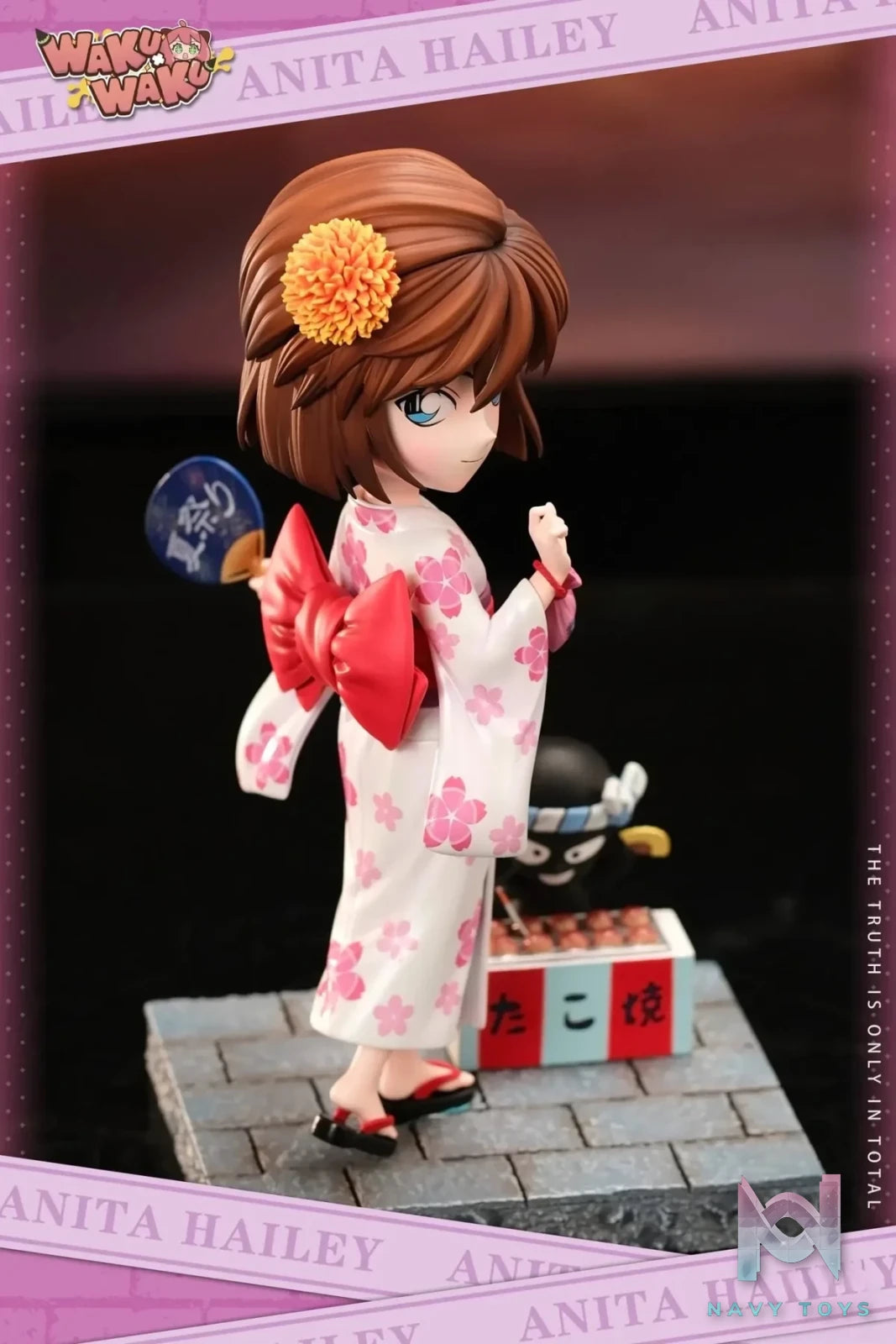 WakuWaku Studio - Detective Conan Summer Festival Ai Haibara resin statue Navy Toys anime figure