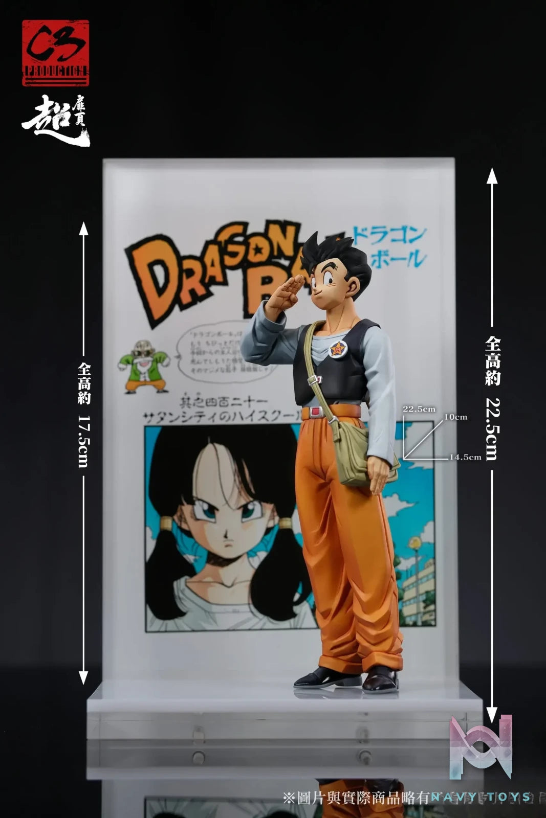 C3 Studio – Dragon Ball Color Page Satan City High School Son Gohan