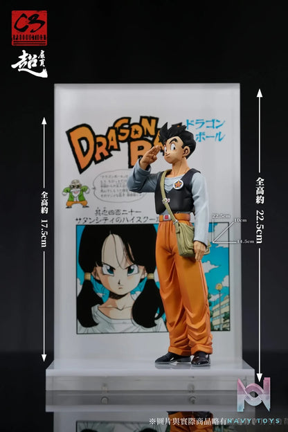 C3 Studio – Dragon Ball Color Page Satan City High School Son Gohan