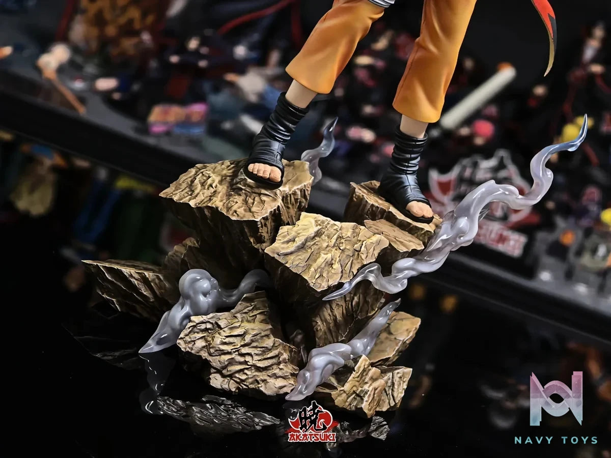 Akatsuki Studio - Naruto Heroes of Konoha Uzumaki Naruto resin statue Navy Toys anime figure
