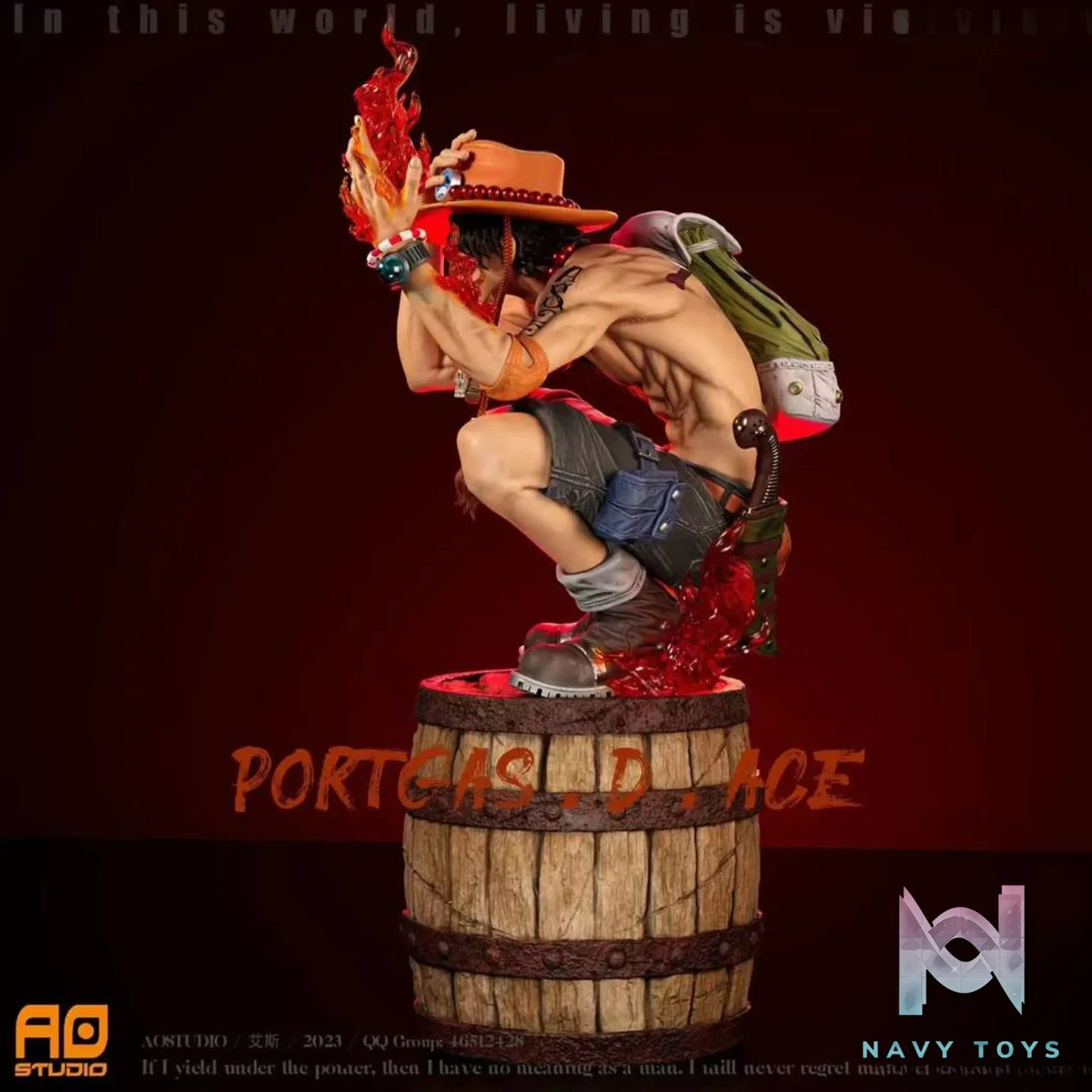 AO Studio – One Piece Three Pirate Brothers Resonance Series – Ace