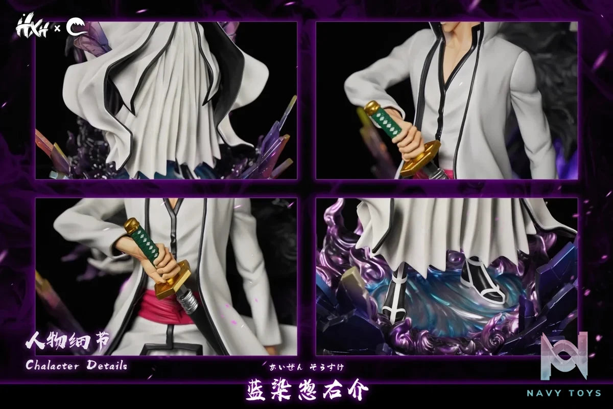 CHENG Studio X HXHENG Studio - Sōsuke Aizen Bleach resin statue Navy Toys anime figure