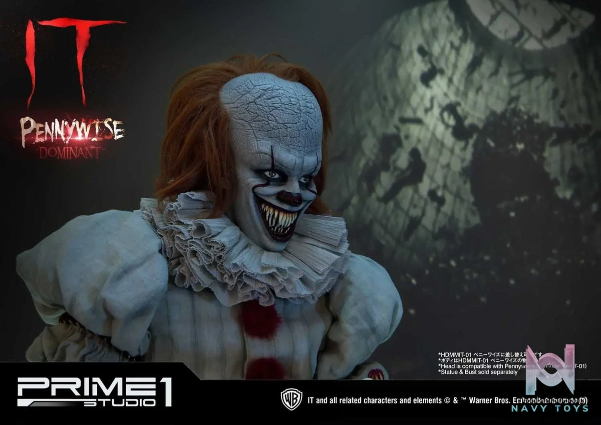Prime 1 Studio – High Definition Bust IT (Film) Pennywise Head HDBIT-01 HDBIT-02 HDBIT-03 HDBIT-ALL (Licensed)