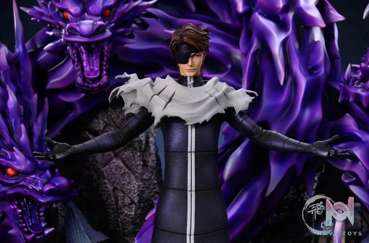 FlyLeaf Studio - BLEACH Five Dragons Sosuke Aizen resin statue Navy Toys anime figure