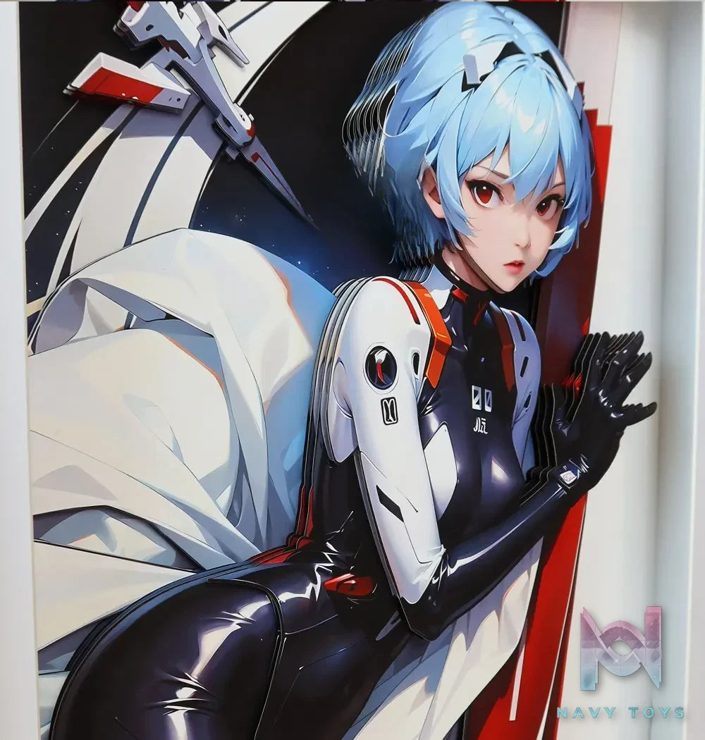 KALA HOME Studio – Ayanami Rei 3D Decorative Painting Neon Genesis Evangelion