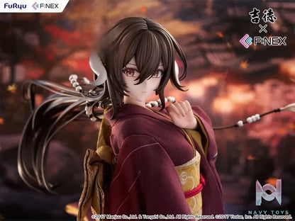 FURYU – Yoshitoku x F:NEX Mikasa blue flower komachi ver -Japanese Doll- 1/4 Scale Figure (Licensed)
