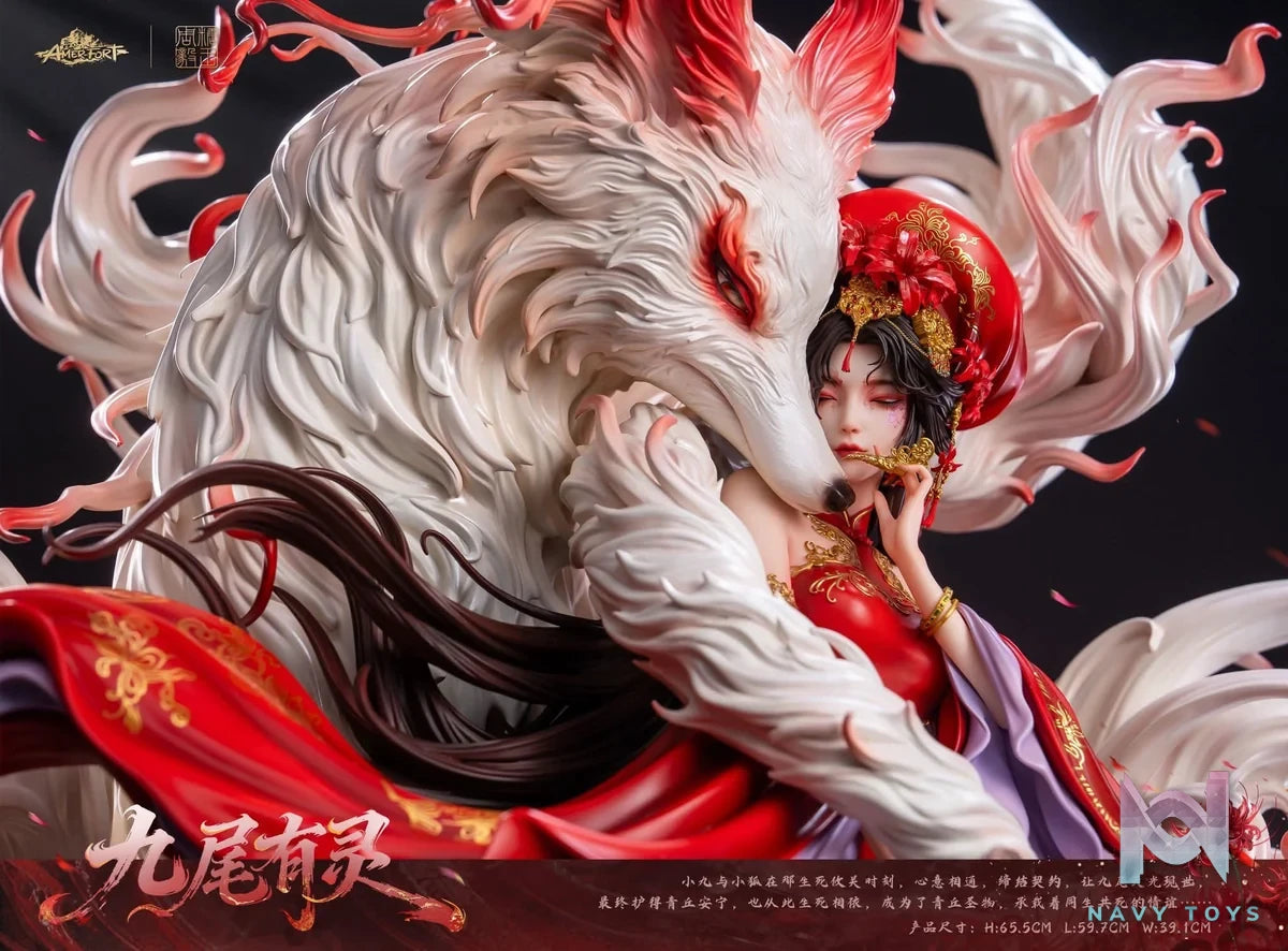Nine Tailed Spirit resin statue Pj studio anime figure