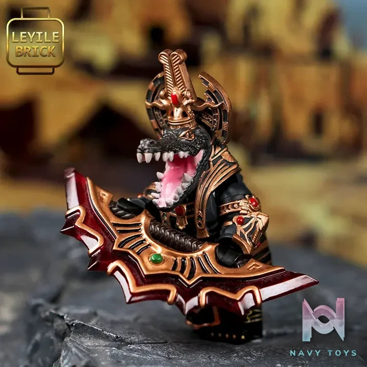 LEYILEBRICK Studio – Crocoldilopolis LYLST608 (2 Head modified)