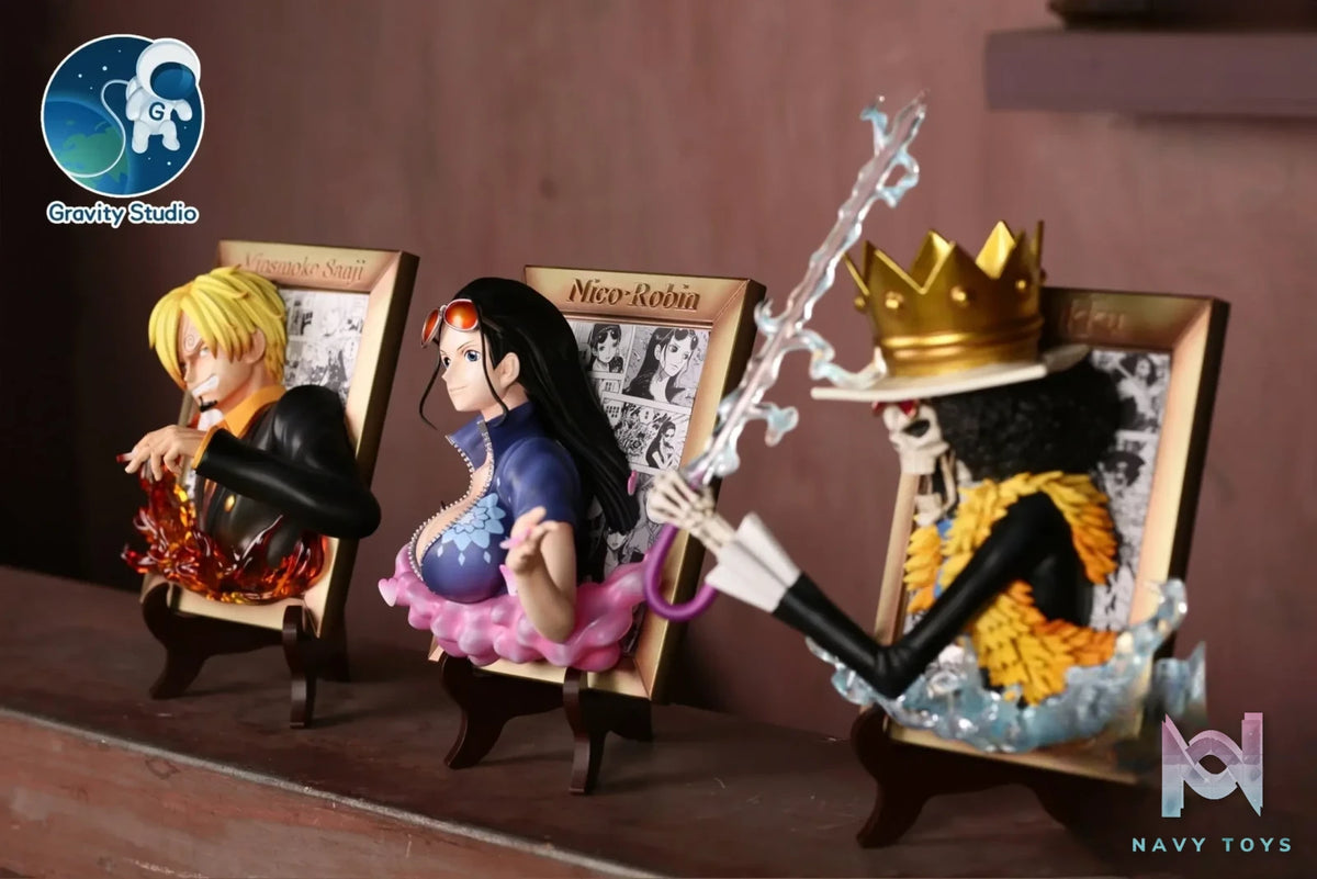 Gravity Studio – One Piece Sanji Robin Brook 3D Photo Frame