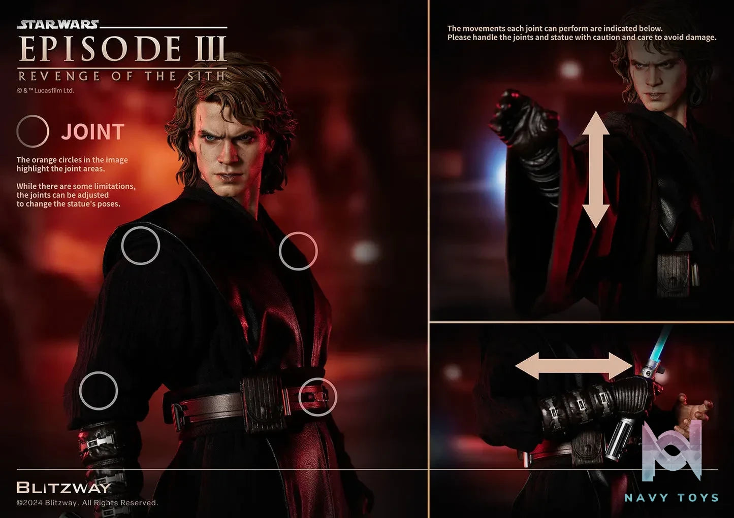 Superb Scale Statue Star Wars Anakin… – BLITZWAY | Navy Toys