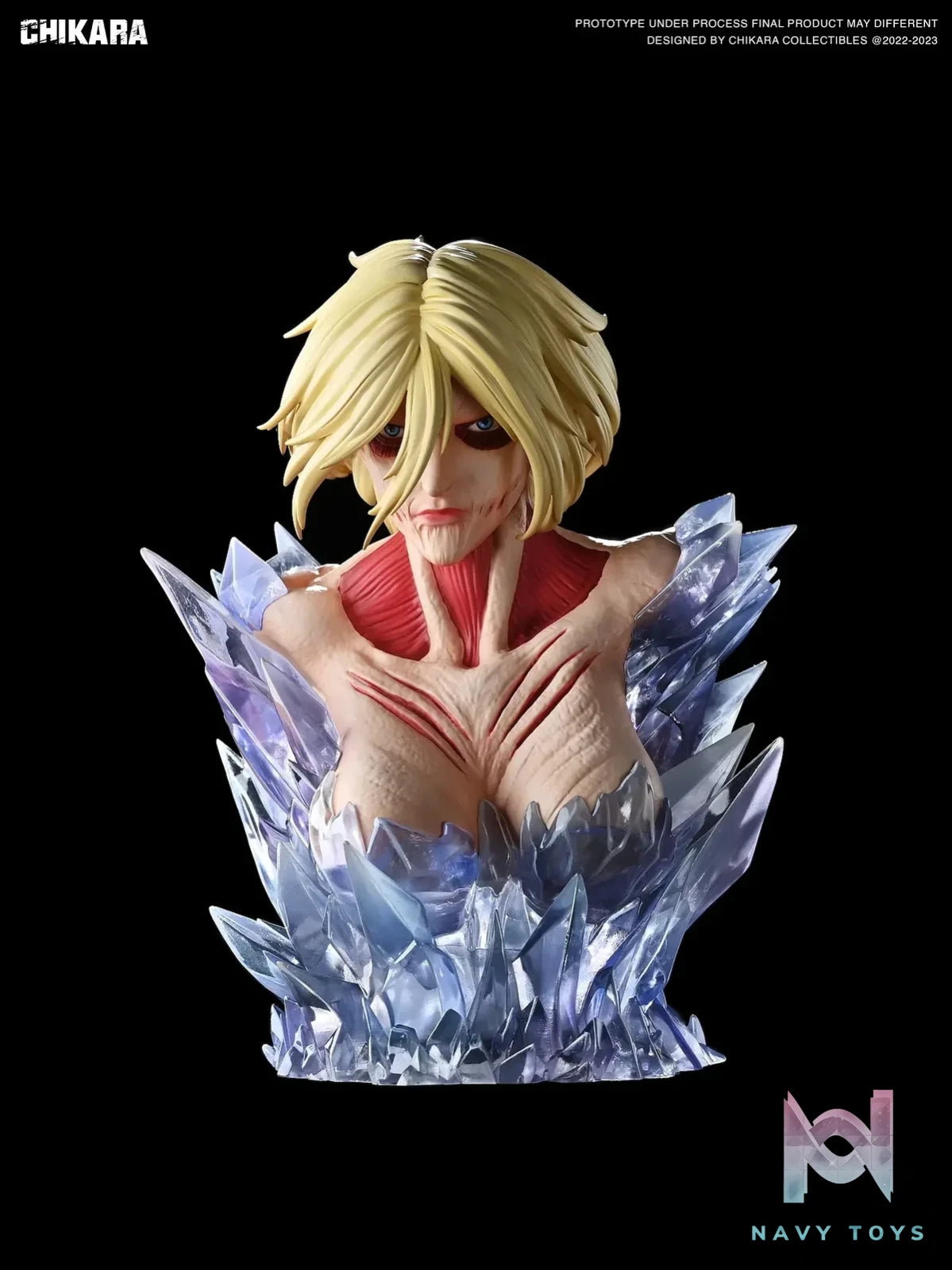 CHIKARA Studio - Attack on Titan Annie Leonhart resin statue Navy Toys anime figure