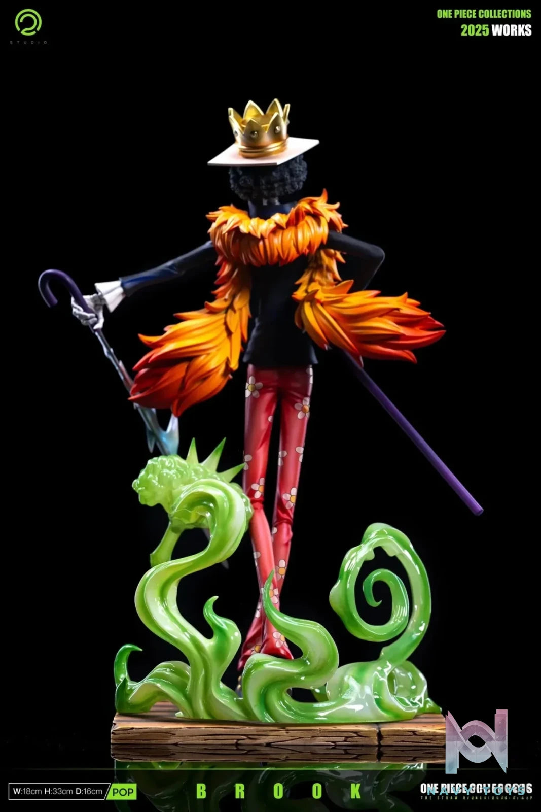 C2 Studio - One Piece Straw Hat Pirates 5 Brook resin statue Navy Toys anime figure