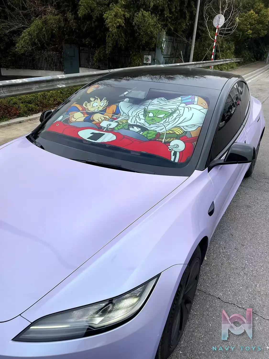 Plover Studio – Dragon Ball Son Goku & Piccolo & Kaioshin Car Sunshade