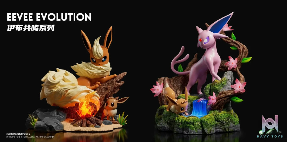 SK Studio – Pokemon Ecological series Espeon Evolutionary Group
