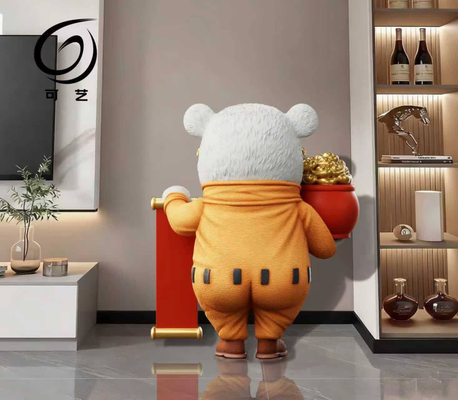 Fortune Bepo resin statue Ke Yi Mo Wan Studio anime figure