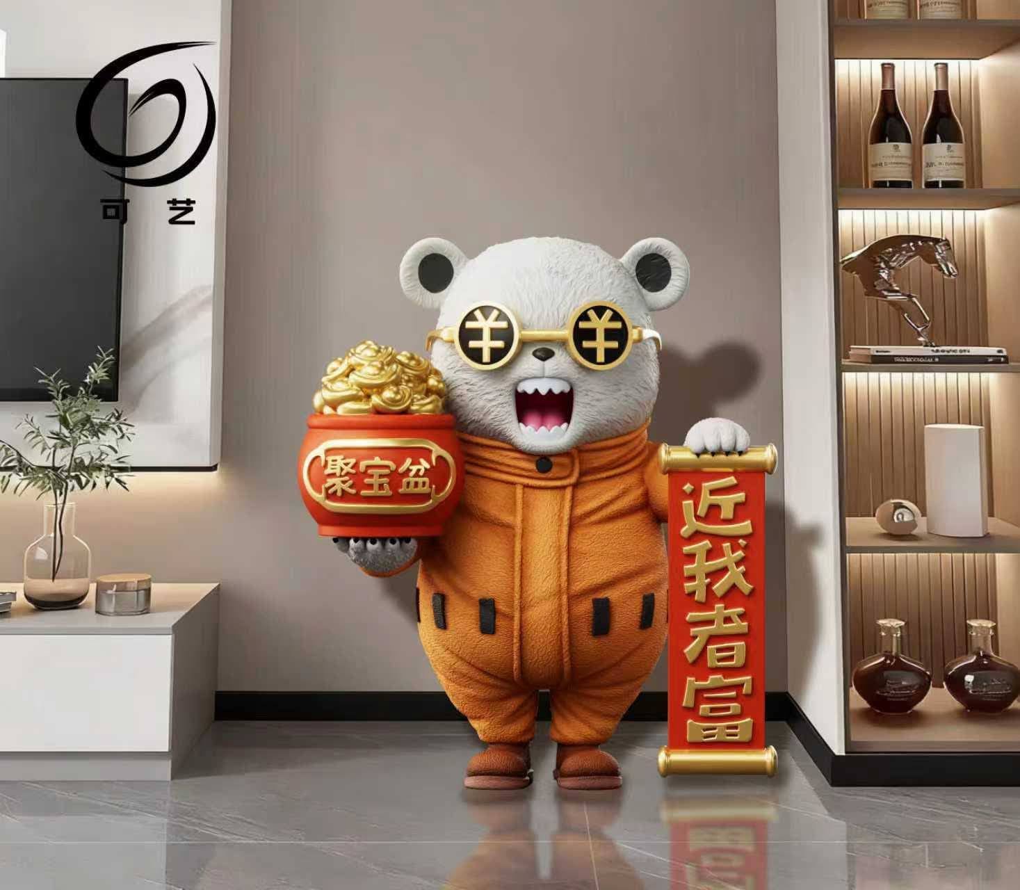 Fortune Bepo resin statue Ke Yi Mo Wan Studio anime figure