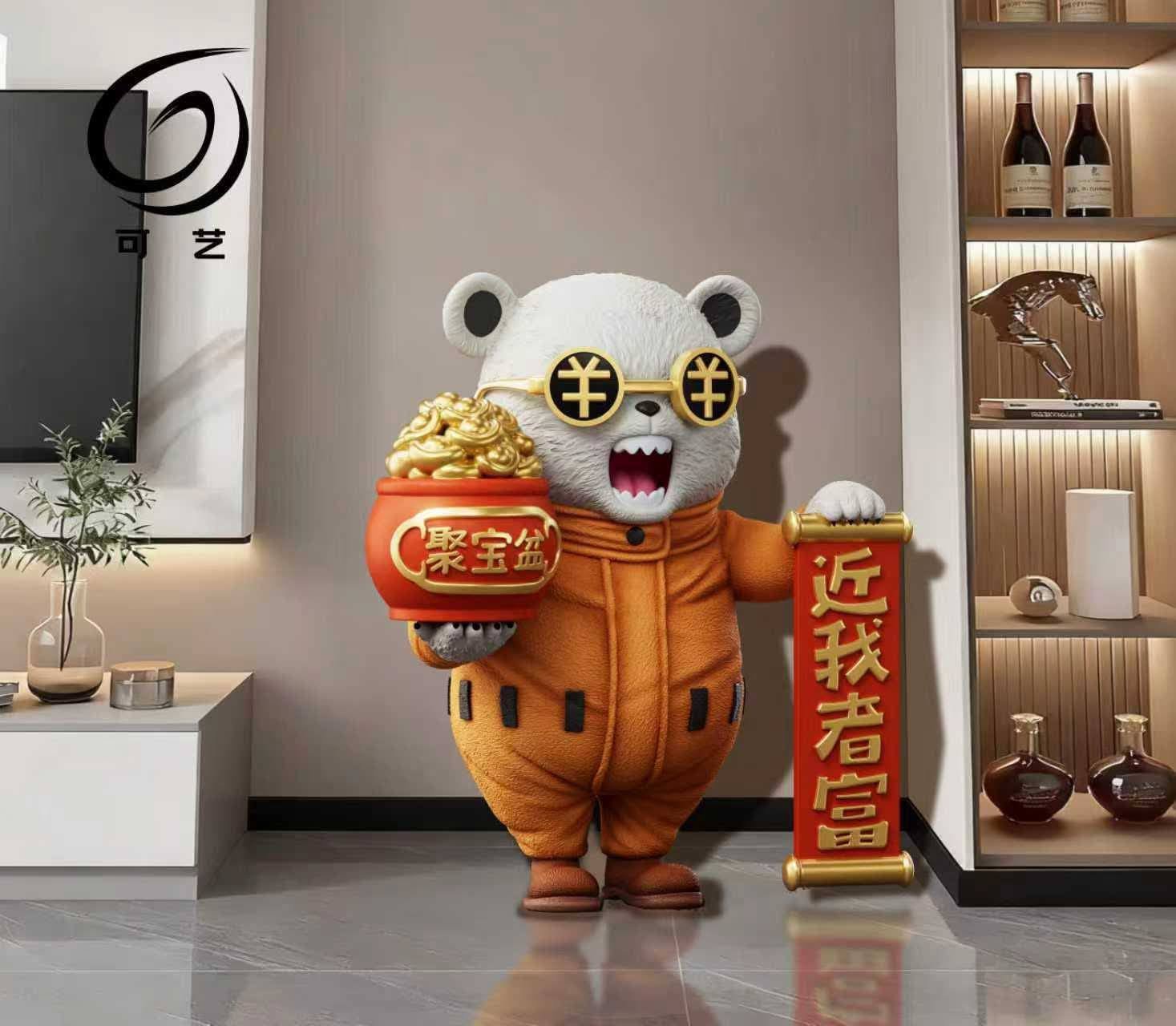 Fortune Bepo resin statue Ke Yi Mo Wan Studio anime figure