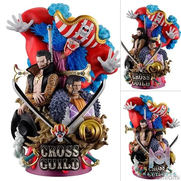 MegaHouse Studio - DX LOGBOX One Piece 03 Cross Guild (Licensed) resin statue Navy Toys anime figure