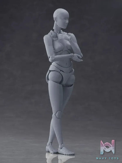 Max factory – Nishimura Style Drawing Doll Olive Gray X Olive FLESH (Licensed)