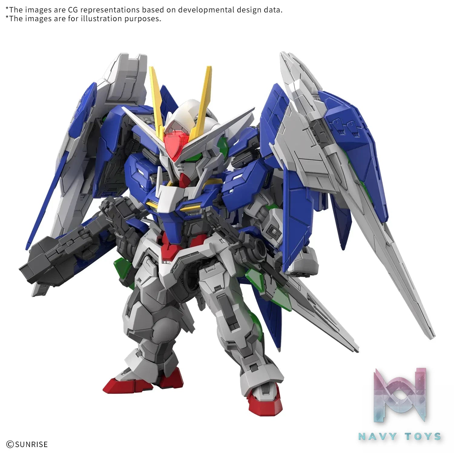 BANDAI SPIRITS – MGSD 00 RAISER (Licensed)
