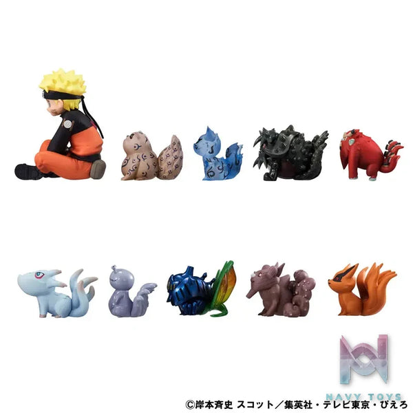 MegaHouse – G.E.M. Series Gaiden! NARUTO Shippuden Naruto Uzumaki & Tailed Beasts Complete Figure (Licensed)