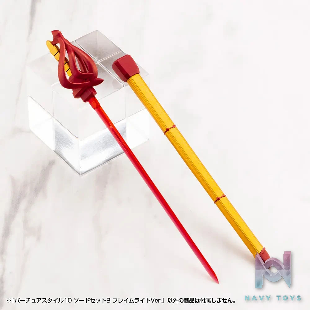 Kotobukiya – M.S.G Modeling Support Goods Virtuous Style09 X Style10 Sword Set A X B Flamerite Ver. (Licensed)