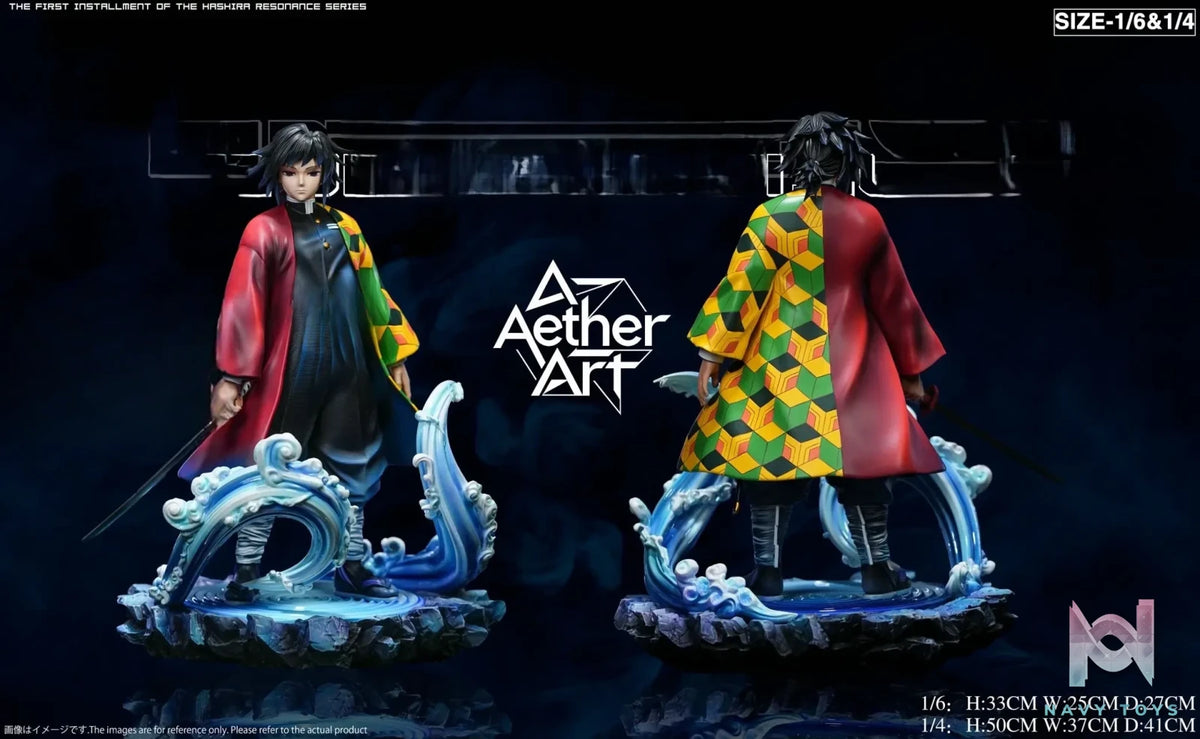 Aether Art Studio – Obanai Iguro x Giyu Tomioka Demon Slayer