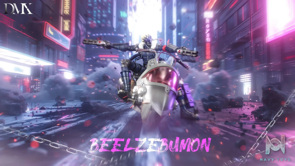 DMX Studio – Digimon Motorcycle Beelzebumon & Motorcycle Impmon