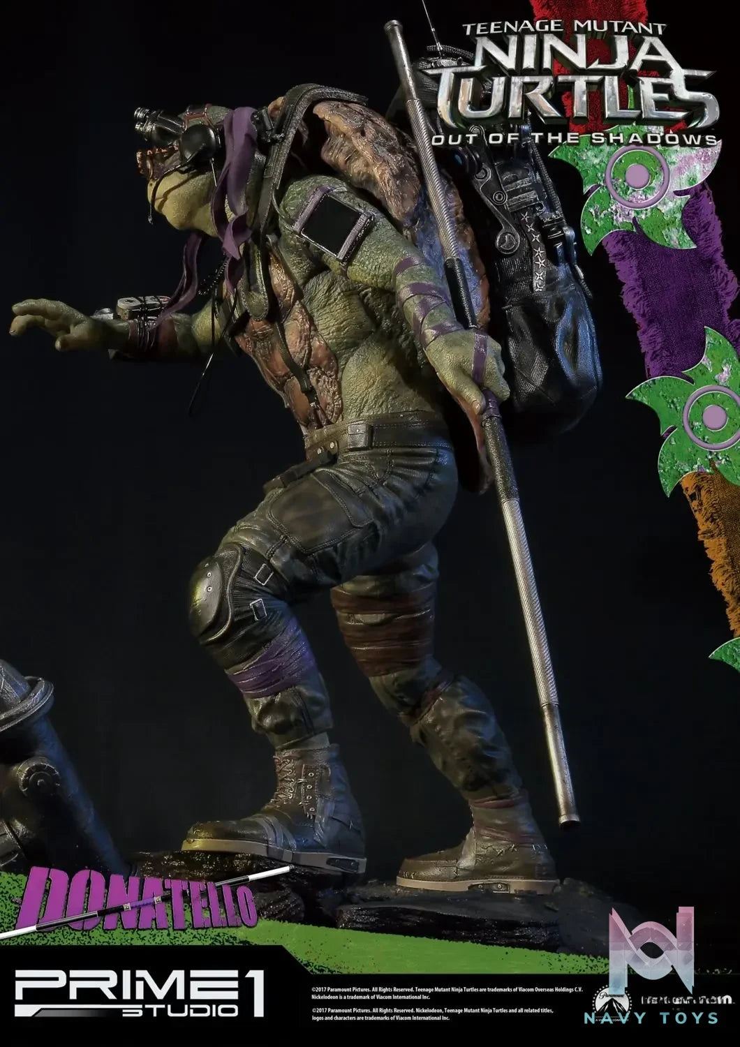 Prime 1 Studio – Premium Masterline Teenage Mutant Ninja Turtles: Out of the Shadows (Film) Donatello PMTMNT-05 (Licensed)