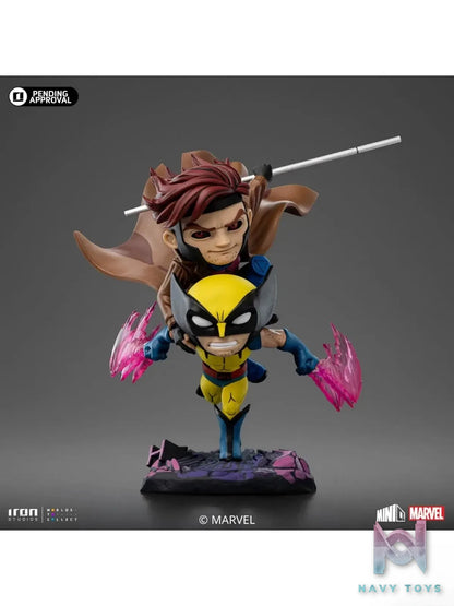 Iron Studio – Marvel MiniCo Series X-Men 97 Gambit and Wolverine MARCAS112124-MC (Licensed)