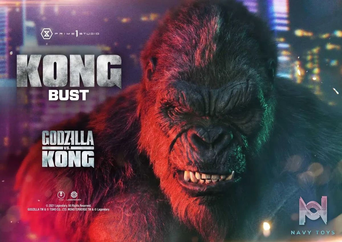 Prime 1 Studio – Life Size Bust Godzilla vs Kong Kong LSGVK-02 (Licensed)
