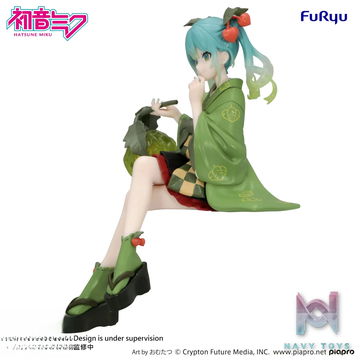 FURYU – Hatsune Miku Noodle Stopper Figure – Flower Fairy Winter Cherry Green Color ver. (Licensed)