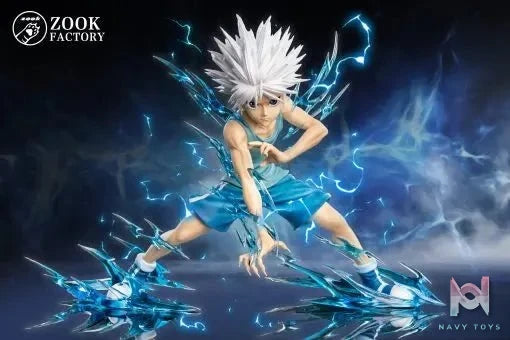 ZOOK FACTORY Studio - Hunter x Hunter - Killua Zoldyck resin statue Navy Toys anime figure