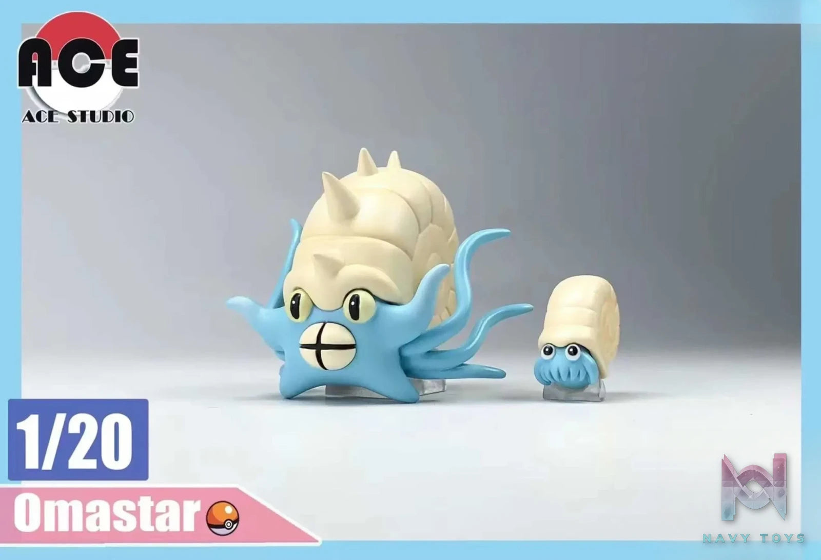 ACE Studio – Pokémon Fossil Series #3 Omanyte Group