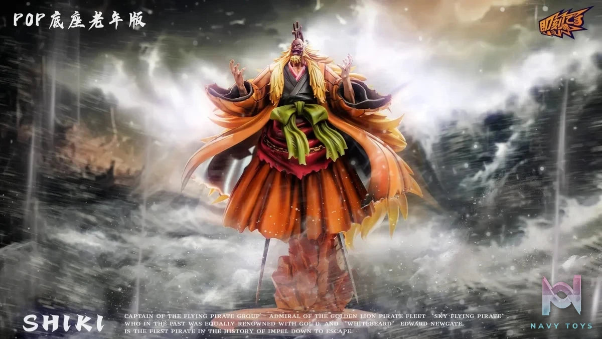 Ji Ke Studio - One Piece Shiki resin statue Navy Toys anime figure