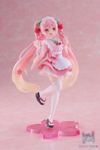 Taito – Piapro Characters – Hatsune Miku – Coreful Figure – Sakura, Wafuu Kissa ver. (Licensed)