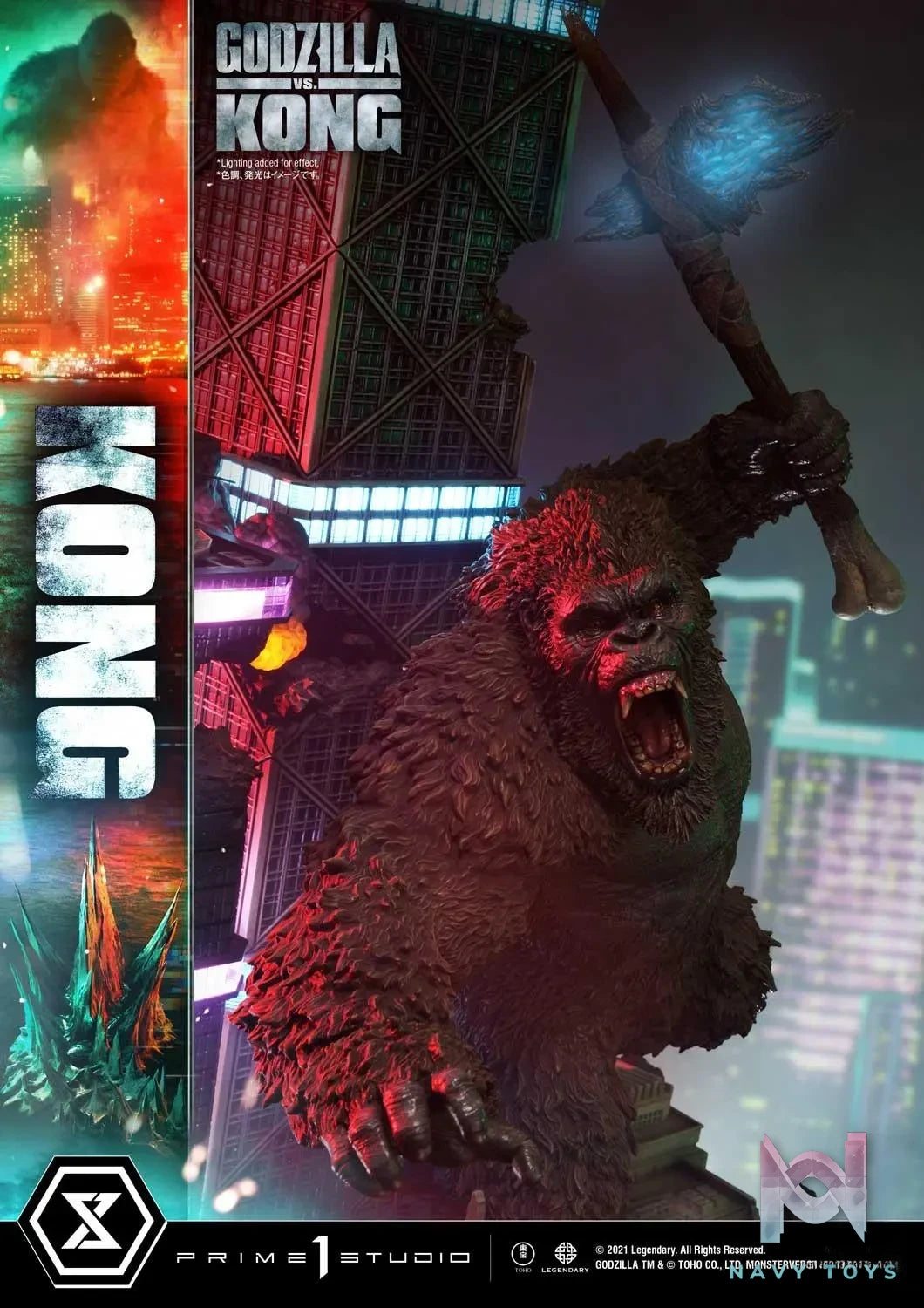 Prime 1 Studio – Ultimate Diorama Masterline Godzilla vs Kong Kong Final Battle UDMGVK-02 (Licensed)