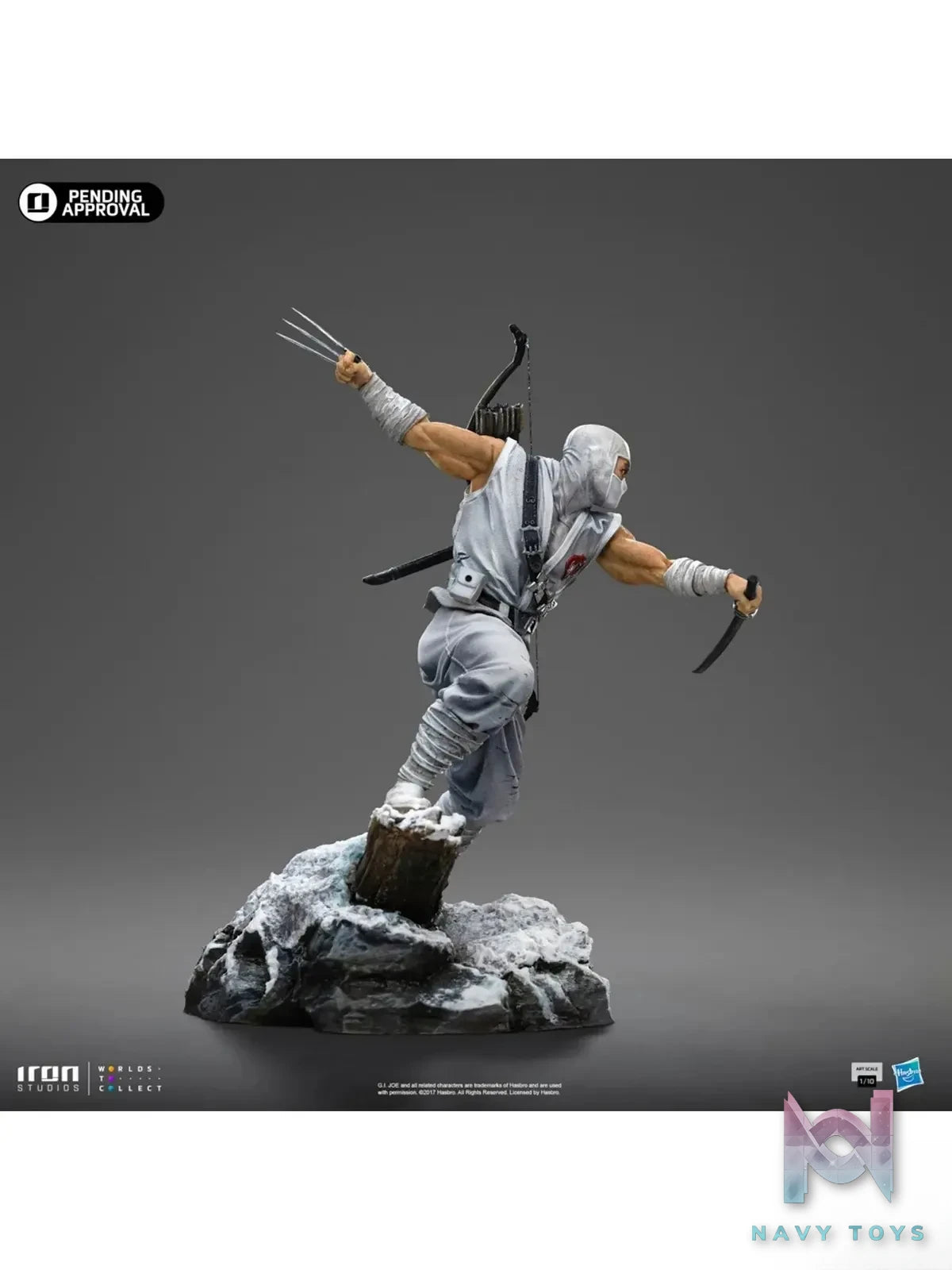 Iron Studio – G.I Joe Statue Storm Shadow Art Scale 1/10 HASBR118625-10 (Licensed)