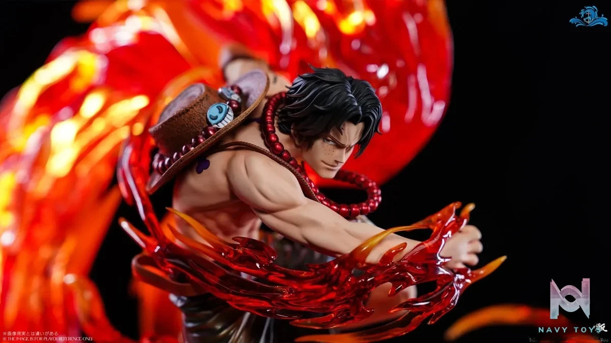 Po Lang Studio - One Piece Portgas D. Ace Dual Version resin statue Navy Toys anime figure