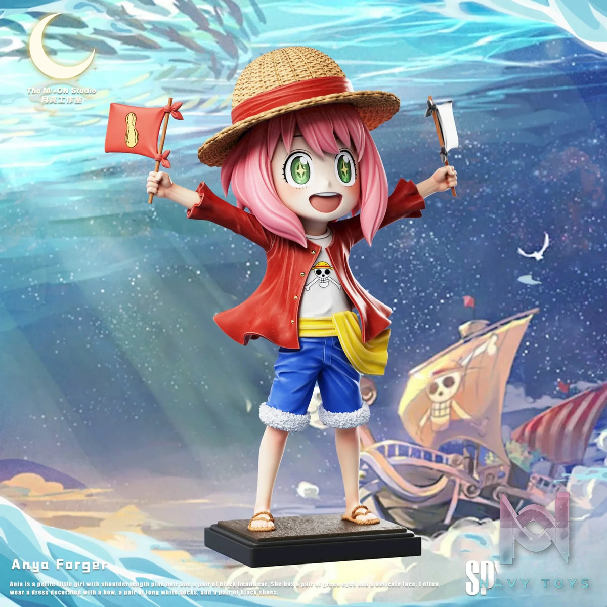 The MOON Studio – SPY×FAMILY Anya Forger Cosplay Luffy