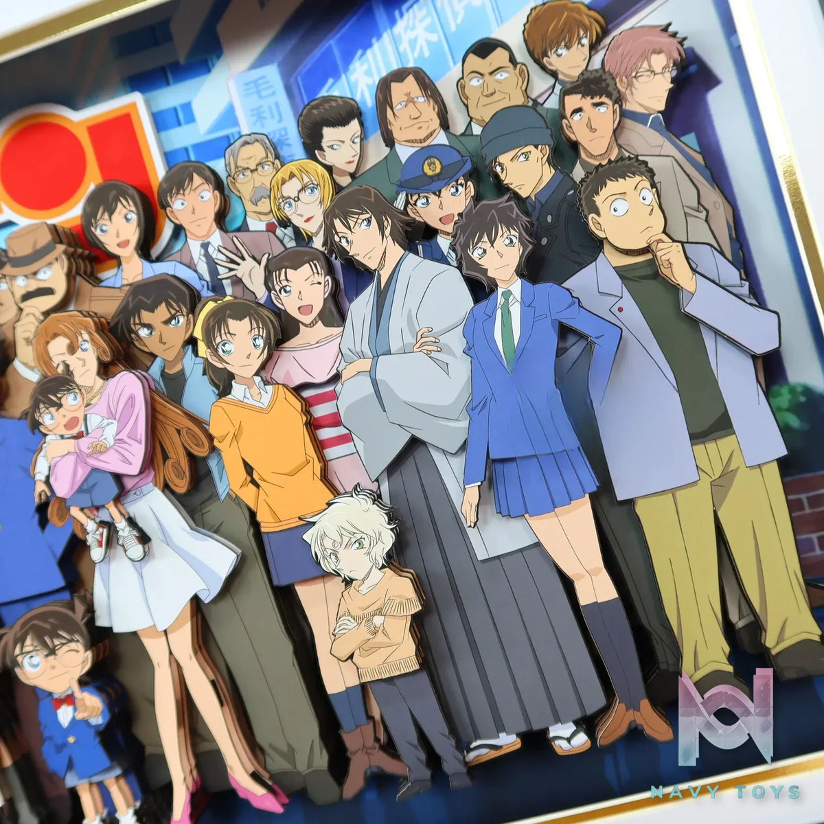 KALA HOME Studio – Detective Conan Multiple Characters #04 3D Decorative Painting Detective Conan