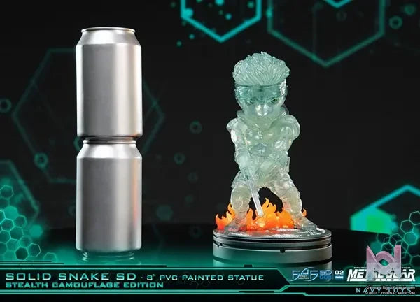 First 4 Figures – Metal Gear Solid – Solid Snake SD 8″ PVC Painted statue (Licensed)