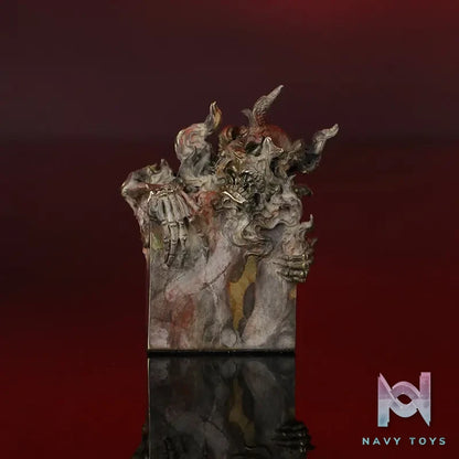 Manas SUM – Fan Zai “Flame Demon Seal” Weird Sealing Series Original Design Cast Bronze Decoration (Licensed)